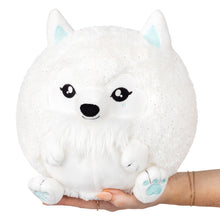 Load image into Gallery viewer, Mini Snow Wolf 7" Squishable Plush for Charity