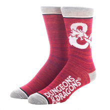 Load image into Gallery viewer, Dungeons &amp; Dragons 3pk Crew Socks in D20 Box
