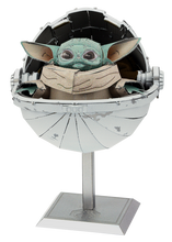 Load image into Gallery viewer, Metal Earth Premium Series Star Wars The Mandaloran Grogu Steel Model Kit
