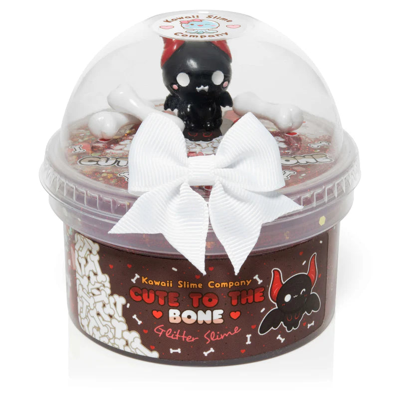 Cute to the Bone Glitter Slime by The Kawaii Slime Company