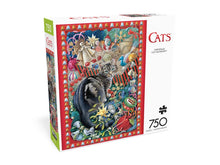 Load image into Gallery viewer, Christmas Cat-tastrophy 750pc Christmas Puzzle by Buffalo Games
