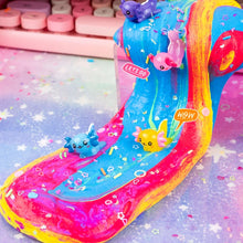 Load image into Gallery viewer, A&#39;lotl Friends Butter Slime with Axolotl Mix-Ins by The Kawaii Slime Company
