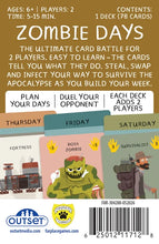 Load image into Gallery viewer, Zombie Days Card Game
