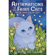 Load image into Gallery viewer, Affirmations of the Fairy Cats Deck and Book Set by Brenda June Saydak
