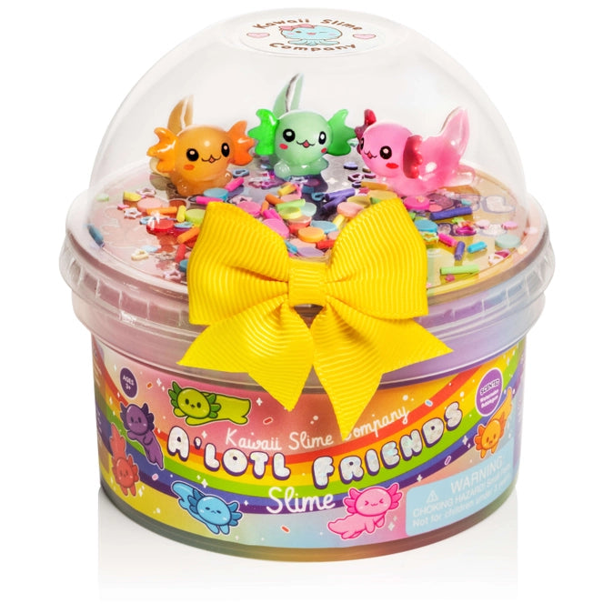 A'lotl Friends Butter Slime with Axolotl Mix-Ins by The Kawaii Slime Company