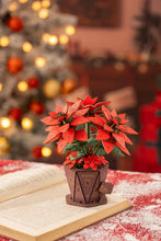 Load image into Gallery viewer, Rolife Poinsettia DIY Flower Building Craft Kit
