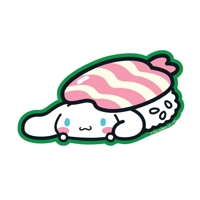 Cinnamoroll Nigiri Vinyl Sticker by Pipsticks