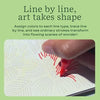 Trace-by-Line Woodland Whimsy FlowArt by Lifelines
