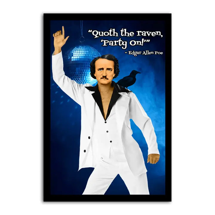 Quoth the Raven Poe Humor Magnet