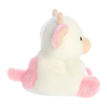 Load image into Gallery viewer, Belle Strawberry Cow 5&quot; Palm Pals Plush by Aurora
