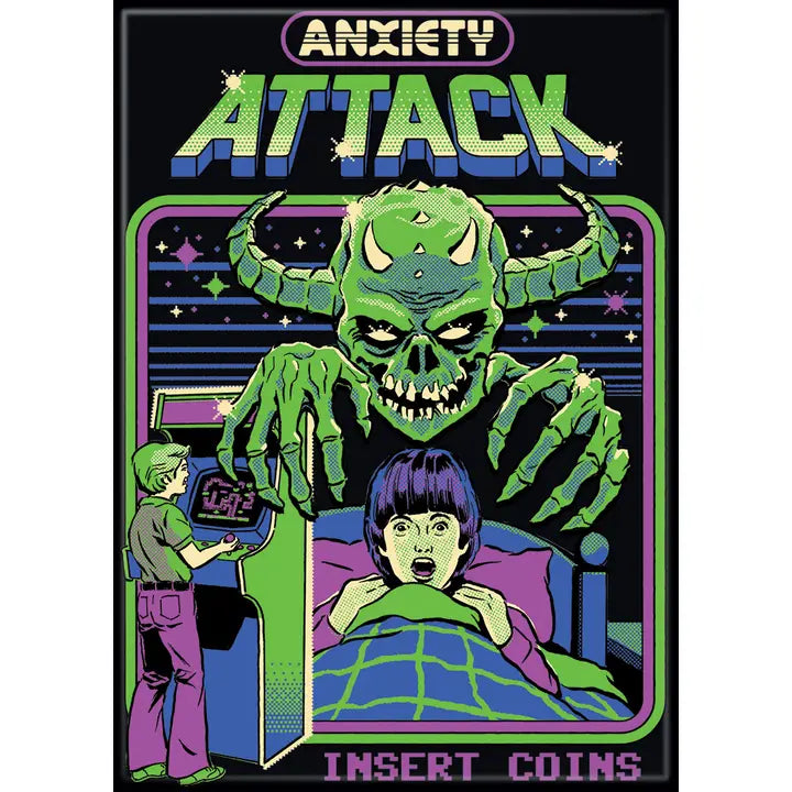 Steven Rhodes Anxiety Attack Magnet