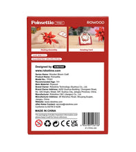 Load image into Gallery viewer, Rolife Poinsettia DIY Flower Building Craft Kit
