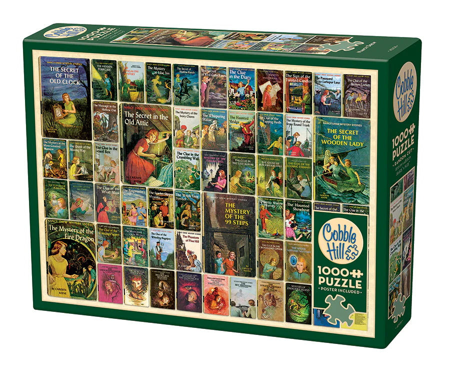 Nancy Drew Book Covers 1000pc Puzzle by Cobble Hill