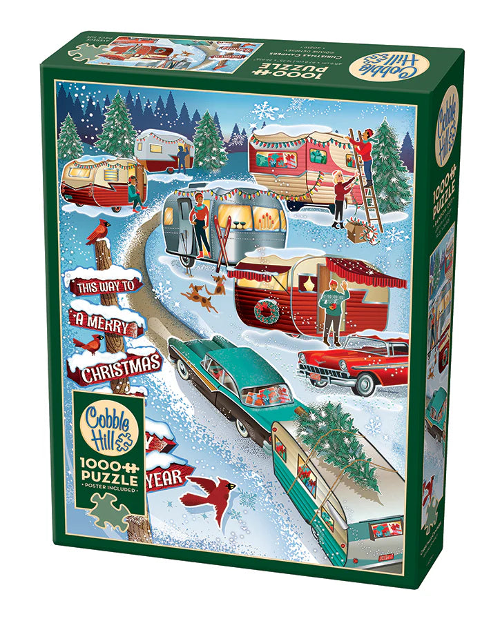 Christmas Campers 1000pc Puzzle by Cobble Hill