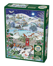 Load image into Gallery viewer, Village on a Winter Night 1000pc Puzzle by Cobble Hill
