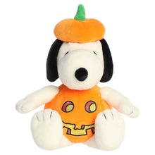 Load image into Gallery viewer, 14" Pumpkin Costume Snoopy Halloween Plush by Aurora
