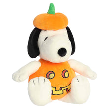 Load image into Gallery viewer, 14" Pumpkin Costume Snoopy Halloween Plush by Aurora
