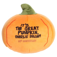 Load image into Gallery viewer, Charlie Brown - It's the Great Pumpkin, Charlie Brown 60th Anniversary 7.5" Pumpkin Plush by Aurora
