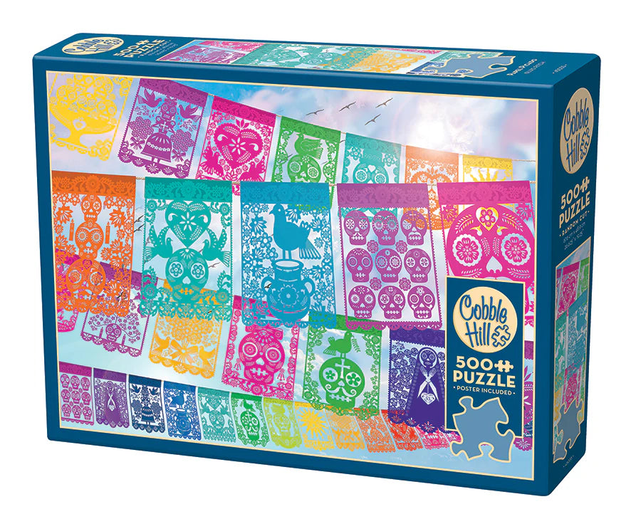 Papel Picado 500pc Day of the Dead Puzzle