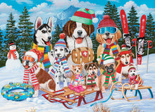 Load image into Gallery viewer, Snow Day!  500pc Dogs Puzzle by Cobble Hill
