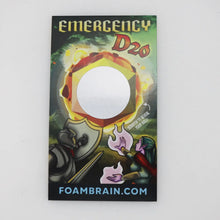Load image into Gallery viewer, Emergency D20 Scratch Off Cards - 10 Pack
