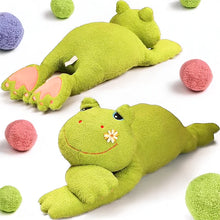 Load image into Gallery viewer, 39" Large Green Frog Plush
