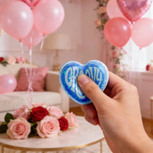 Load image into Gallery viewer, Teeny Sparkle Hearts Nee Doh Conversation Hearts Squeeze Fidget in Heart Shaped Box Valentine's '26
