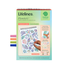 Load image into Gallery viewer, Trace-by-Line Tropical Paradise FlowArt by Lifelines
