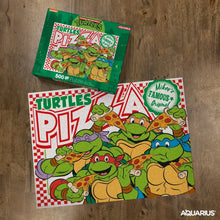 Load image into Gallery viewer, Teenage Mutant Ninja Turtles Pizza Time 500pc Puzzle by Aquarius
