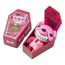 Load image into Gallery viewer, Gutsy Bear 5&quot; Series 3 Deddy Bear Coffin Box Plush
