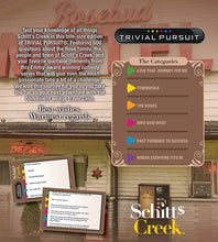 Load image into Gallery viewer, Schitt&#39;s Creek Trivial Pursuit
