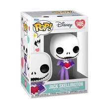 Load image into Gallery viewer, Disney&#39;s The Nightmare Before Christmas Jack Skellington w/ Heart Funko Pop #1405 Vinyl Figure
