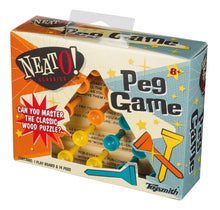 Load image into Gallery viewer, Neato! Classic Wooden Peg Game, Travel Size- Retro Classic
