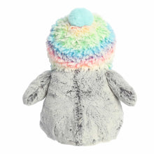 Load image into Gallery viewer, PomPom Rainbow Beanie Penguin 9&quot; Plush by Aurora
