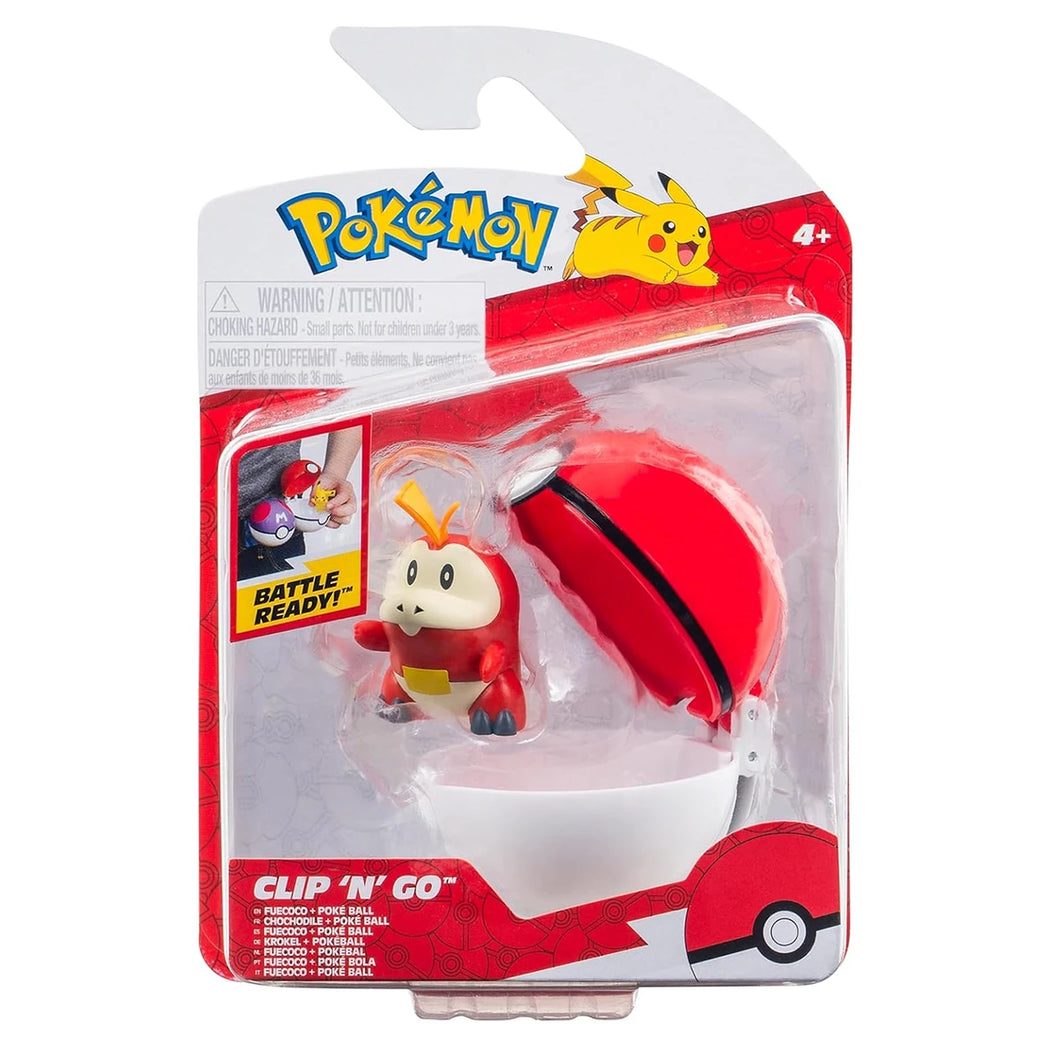 Fuecoco Clip 'N' Go Figure and Pokeball Set