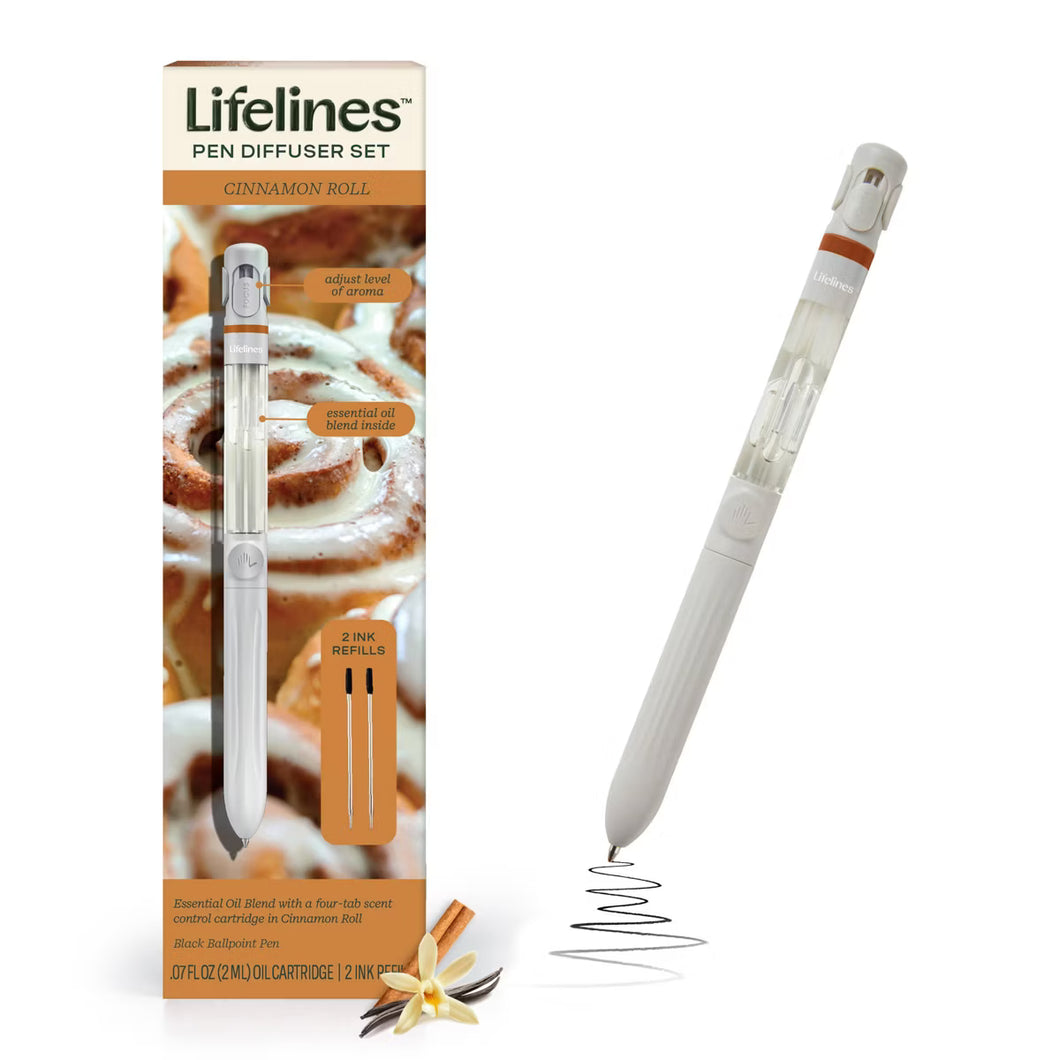 Cinnamon Roll Scented Diffuser Pen with Essential Oils by Lifelines
