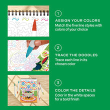 Load image into Gallery viewer, Trace-to-Doodle Style Your Space FlowArt by Lifelines
