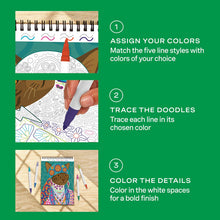 Load image into Gallery viewer, Trace-to-Doodle Wild Style FlowArt by Lifelines
