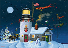 Load image into Gallery viewer, Take Out Window 300pc Large Piece Charles Wysocki Christmas Puzzle
