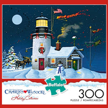 Load image into Gallery viewer, Take Out Window 300pc Large Piece Charles Wysocki Christmas Puzzle
