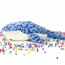 Load image into Gallery viewer, 20" Blue Whale Plush by Fluffery
