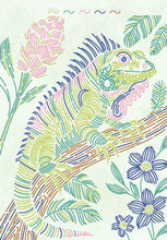 Load image into Gallery viewer, Trace-by-Line Tropical Paradise FlowArt by Lifelines
