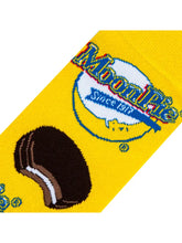 Load image into Gallery viewer, Moon Pie Yellow Crew Socks
