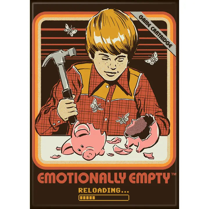 Steven Rhodes Emotionally Empty Game Cartridge Series Magnet