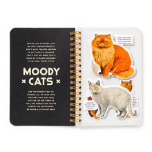 Load image into Gallery viewer, Moody Cats Mini Sticker Book by Brass Monkey Goods
