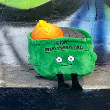 Load image into Gallery viewer, I&#39;m Fine.  Everything is Fine Dumpster Fire Plush by Punchkins
