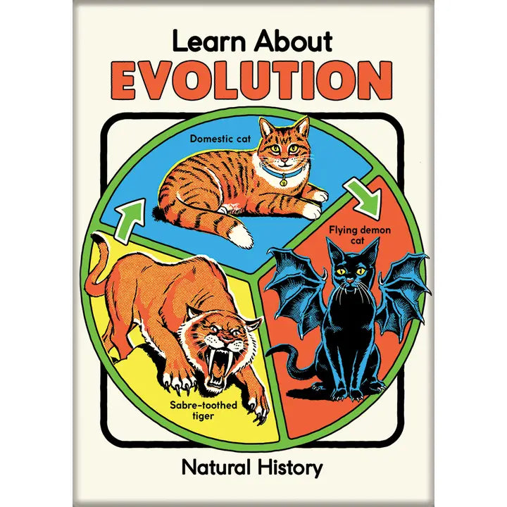 Steven Rhodes Learn About Evolution Natural History Series Magnet