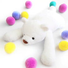 Load image into Gallery viewer, 39" Extra Large Polar Bear Plush Pillow by Fluffery
