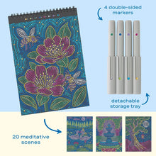 Load image into Gallery viewer, Moonlit Garden Metallic FlowArt by Lifelines
