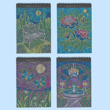 Load image into Gallery viewer, Moonlit Garden Metallic FlowArt by Lifelines
